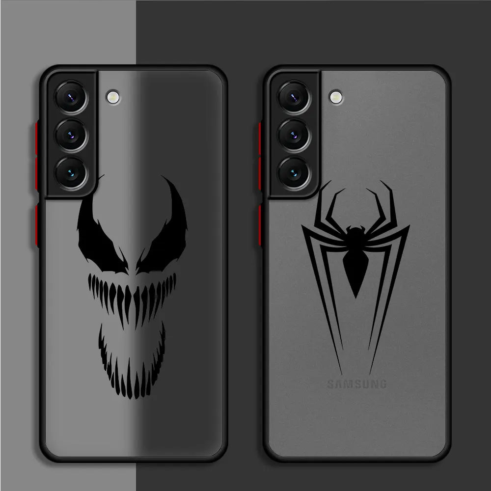 Samsung Galaxy S Series Marvel Superheroes Case: Shockproof Spiderman & Ironman Cover