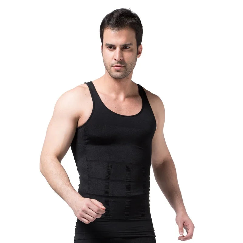 Slim Down & Shape Up: Classix Men's Compression & Posture Shirt