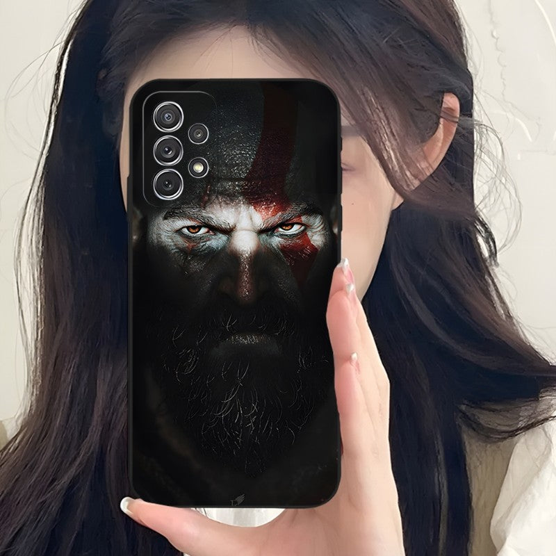 Epic Kratos God of War Phone Case for Samsung Galaxy S20-S22 Series