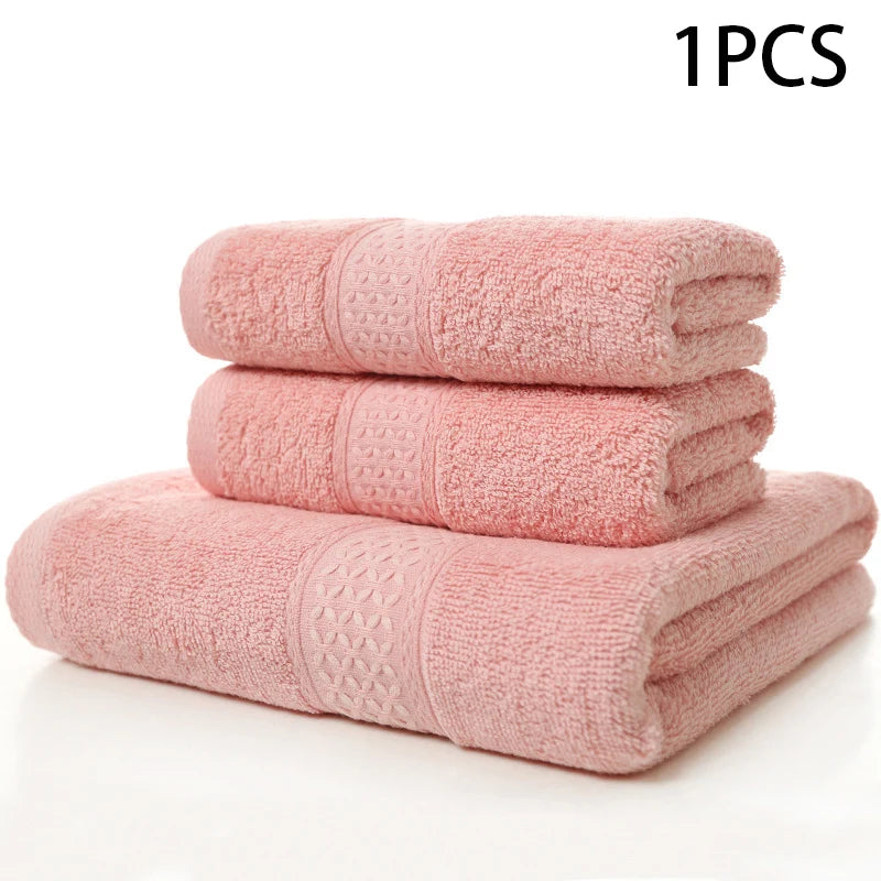 Premium Pure Cotton Adult Towels - Soft, Thickened, and Ultra-Absorbent for Daily Use