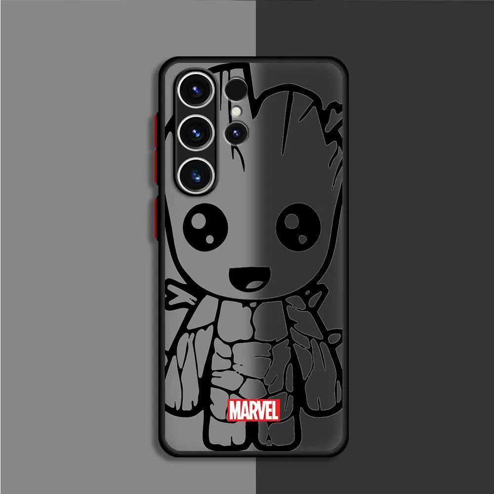 Samsung Galaxy S Series Marvel Superheroes Case: Shockproof Spiderman & Ironman Cover