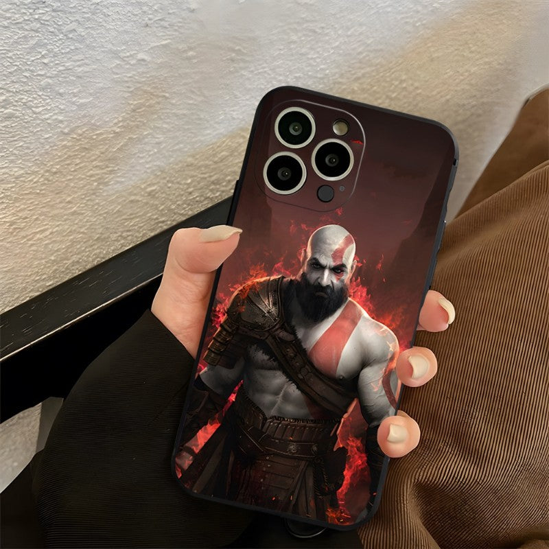 Epic Kratos God of War Phone Case | For iPhone 7-X Series - Stylish and Durable Shell Cover