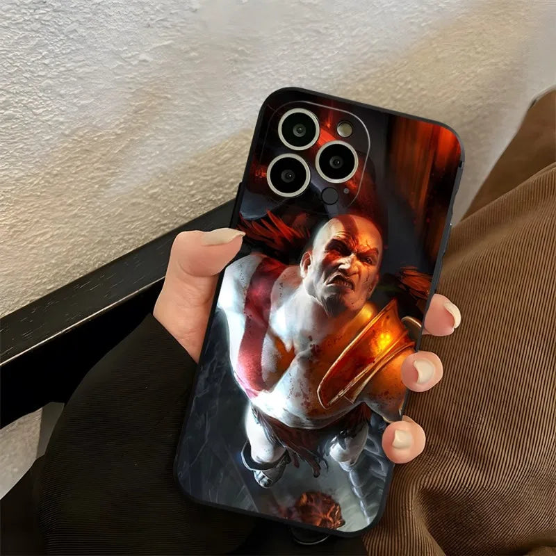 Epic Kratos God of War Phone Case | For iPhone 11 12 SE Series - Stylish and Durable Shell Cover