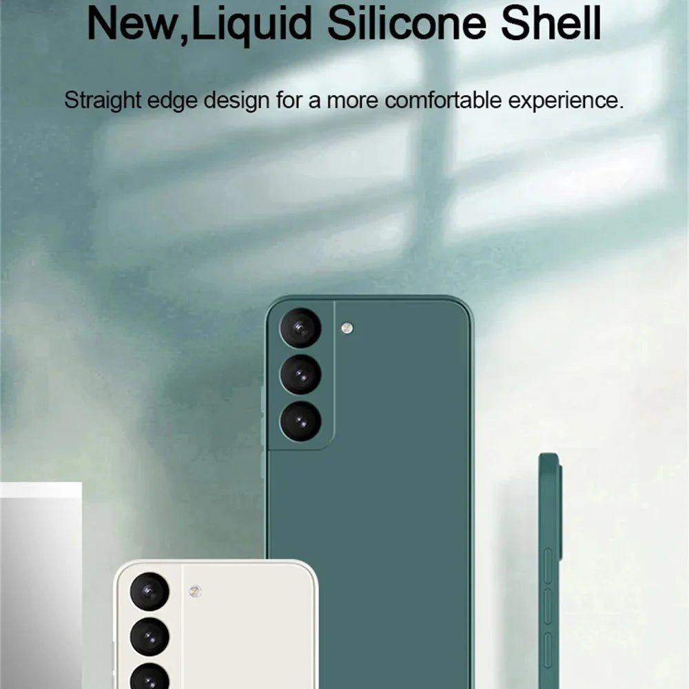 Premium Luxury Liquid Silicone Case for Samsung Galaxy S Series - Ultimate Protection & Style