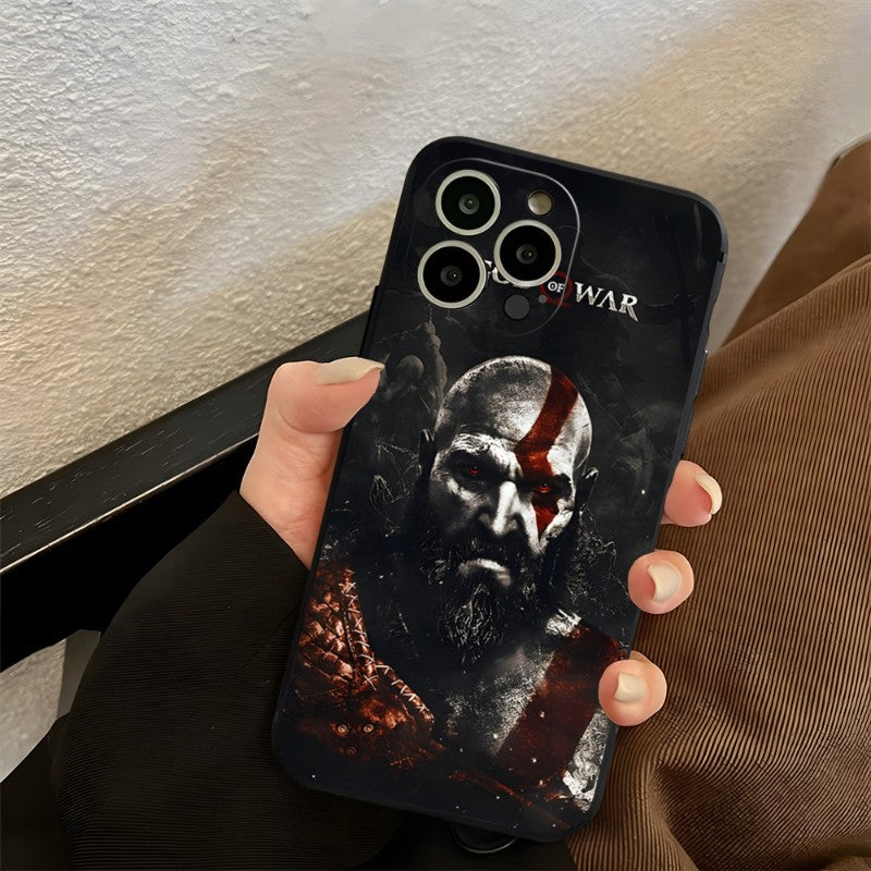 Epic Kratos God of War Phone Case | For iPhone 7-X Series - Stylish and Durable Shell Cover