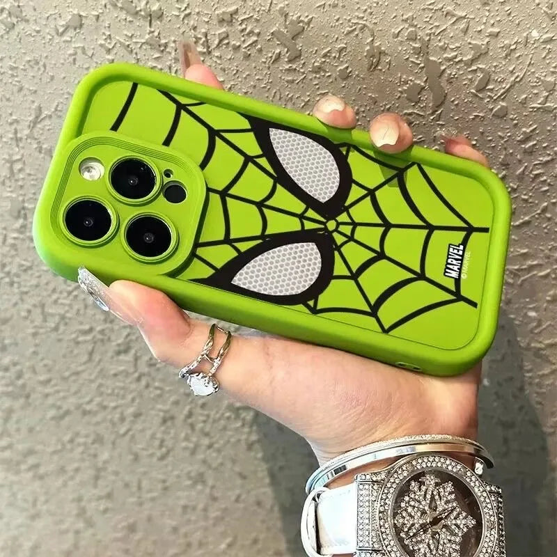 Ultimate Marvel Spider-Man TPU Case: Multi-Step Protection for iPhone 12-7 Series | Soft Silicone, Cool Design