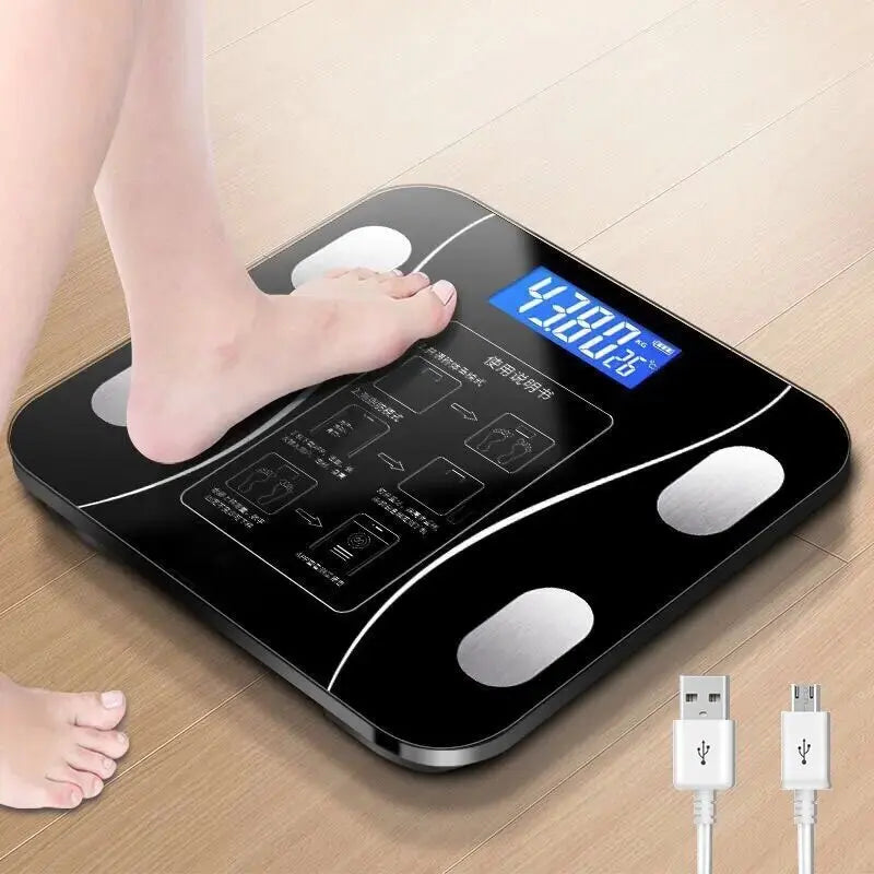 Ultimate Smart Body Scale: Precision Weight & Fat Management with Bluetooth Connectivity